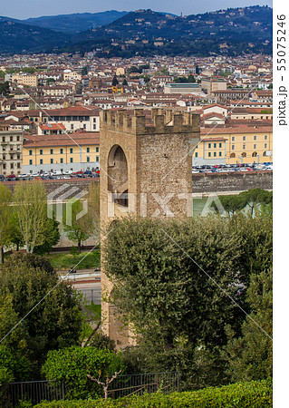 Tower of San Niccolo and the city of Florence 55075246