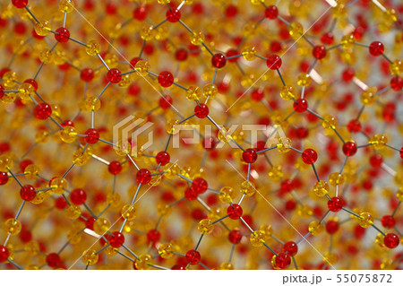 Physical 3d model of molecular structure Physical 3d model of molecular structure 55075872