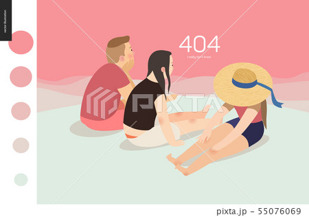 404 error web page template - picnic 55076069