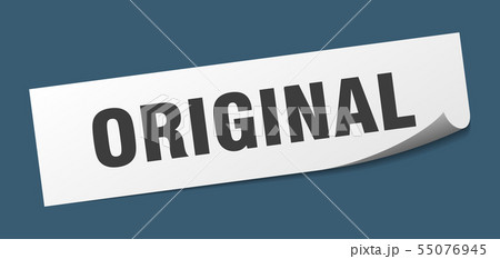original sticker. original square isolated sign.のイラスト素材 [55076945] - PIXTA