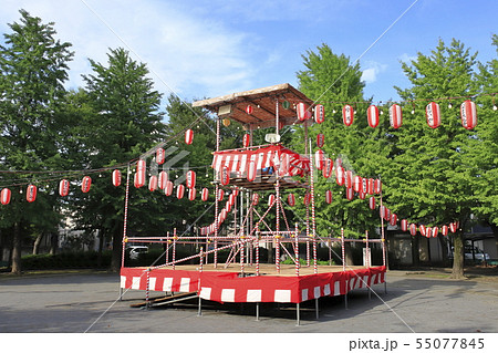 祭の櫓（やぐら）の写真素材 [55077845] - PIXTA