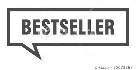 bestseller sign. bestseller square speech bubble. 55078267