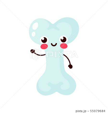 Cute healthy happy human bone Cute healthy happy human bone 55079684