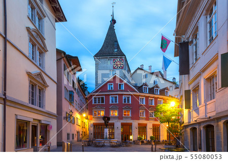 Zurich, the largest city in Switzerland 55080053