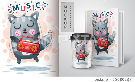 Dance cat - mockup for your idea Dance cat - mockup for your idea 55080237