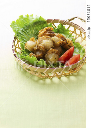 ベビーホタテの唐揚げ9 55081812