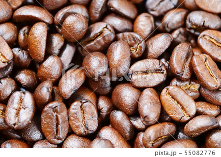 Close-up of Coffee beans for coffee background Close-up of Coffee beans for coffee background 55082776