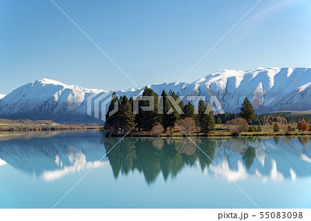 Lake Ruataniwha,South Island New Zealand 55083098