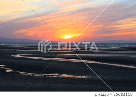 夕焼けの空（真玉海岸） 55083116