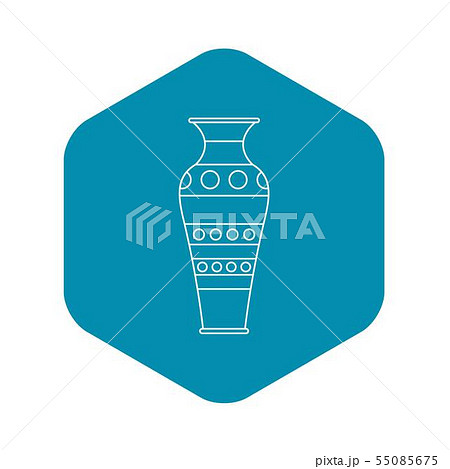 Vase icon, outline style Vase icon, outline style 55085675
