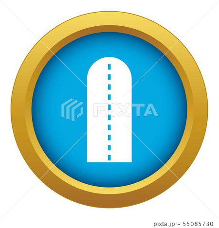 Long way icon blue vector isolated 55085730