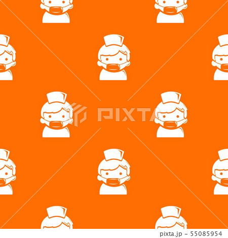 Doctor pattern vector orange Doctor pattern vector orange 55085954