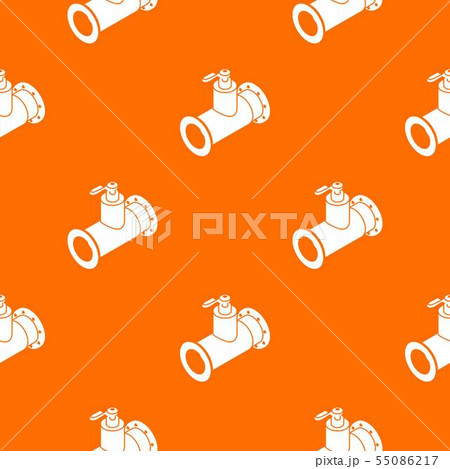 Pipe water pattern vector orange 55086217
