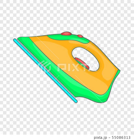 Iron electric tool icon, cartoon style 55086313