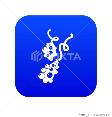 Micro vibrio icon blue vector 55086941