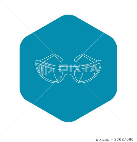 Golf glasses equipment icon, outline style Golf glasses equipment icon, outline style 55087090
