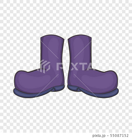 Rubber boots icon in cartoon style Rubber boots icon in cartoon style 55087152