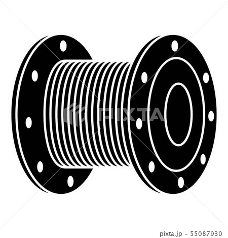 Cable coil icon, simple style Cable coil icon, simple style 55087930