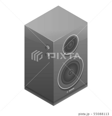 Music speaker icon, isometric style 55088113