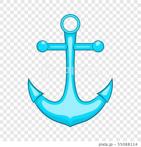 Anchor icon in cartoon style 55088114