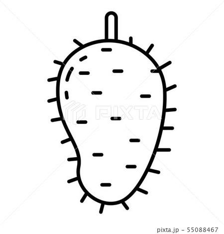 Tasty soursop icon, outline style 55088467