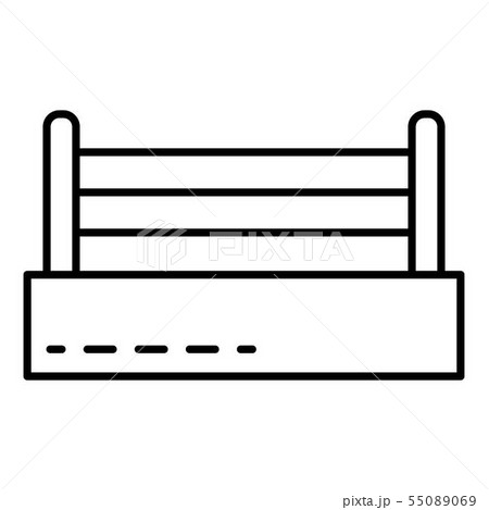 Boxing ring icon, outline style 55089069