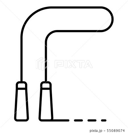 Jump rope icon, outline style 55089074