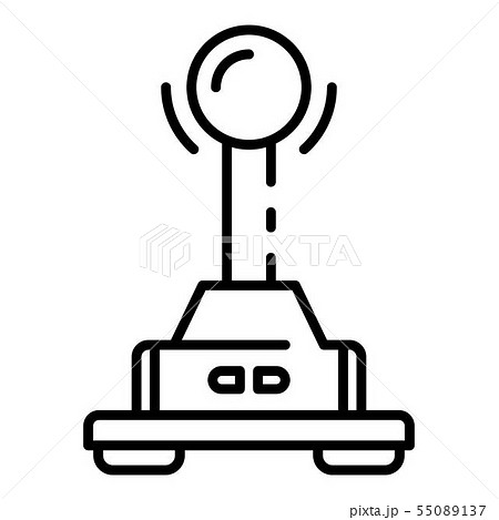 Videogame gamepad icon, outline style 55089137