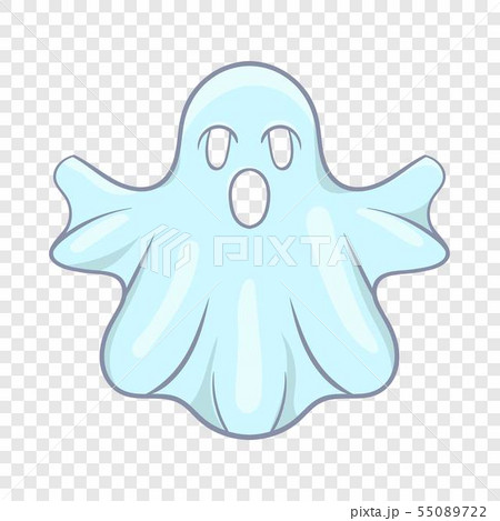 Halloween ghost icon, cartoon style 55089722