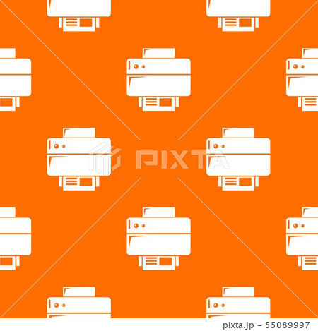 Printer pattern vector orange Printer pattern vector orange 55089997