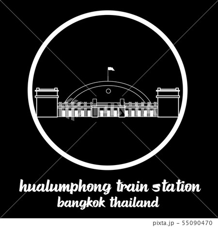 Hualumphong Train Station sign icon 55090470