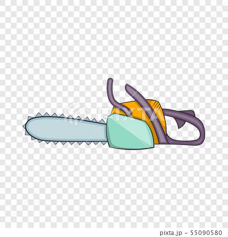 Chainsaw icon, cartoon style Chainsaw icon, cartoon style 55090580
