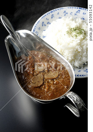 熱々出来立てカレーライス 55093142