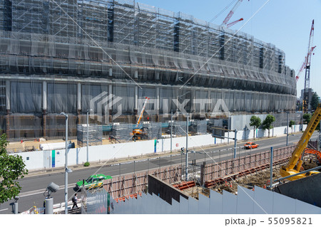 新国立競技場 建設中 新国立競技場 建設中 55095821