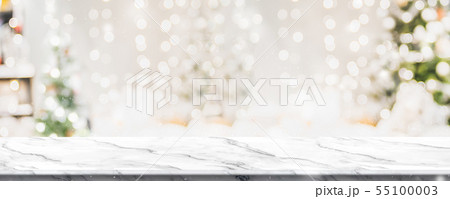 Christmas background of marble table top with 55100003