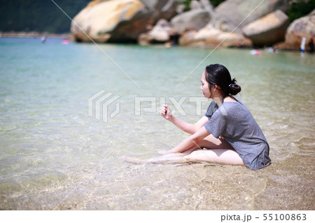 海水浴 海水浴 55100863