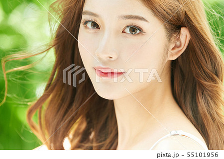 女性 ビューティー 新緑 女性 ビューティー 新緑 55101956