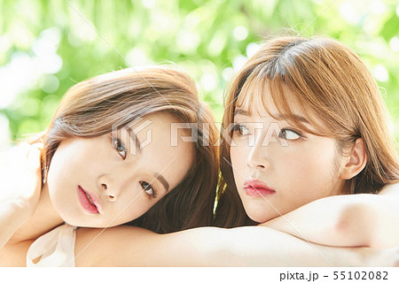 女性 ビューティー 自然 女性 ビューティー 自然 55102082