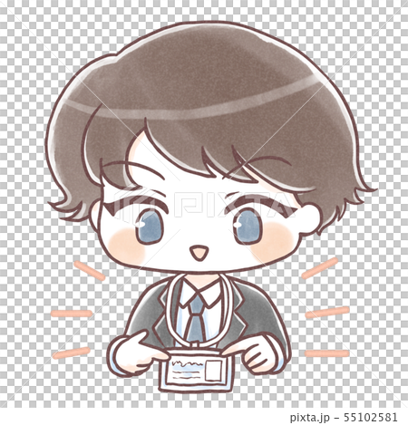 手繪，員工身份證和辦公室工作人員 55102581