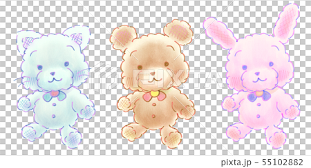 手繪風格·Moko Moco毛絨玩具 手繪風格·Moko Moco毛絨玩具 55102882