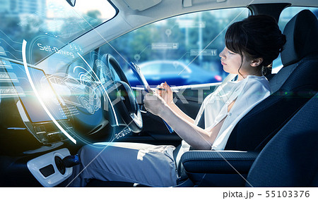 自動運転イメージ 55103376