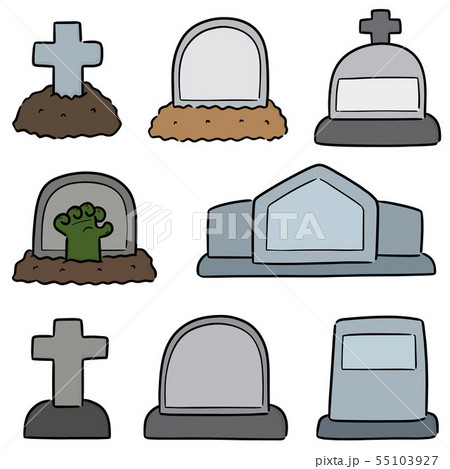 vector set of tombstone vector set of tombstone 55103927