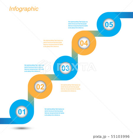 Info-graphic design template.  Info-graphic design template.  55103996