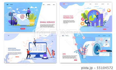 Poster Inscription Email Service Lettering Flat. Poster Inscription Email Service Lettering Flat. 55104572