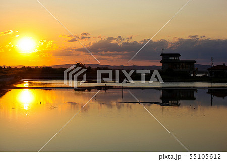Lake Pomorie is the northernmost of the coastal 55105612