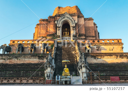 Wat Chedi Luang Temple, Chiang Mai, Thailand Wat Chedi Luang Temple, Chiang Mai, Thailand 55107257