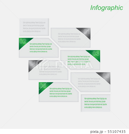 Info-graphic design template.  55107435