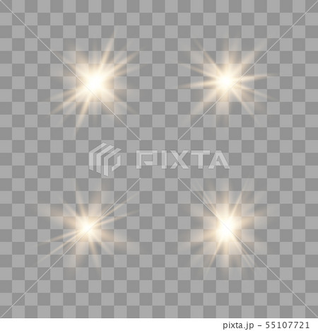 Set of Glow light  effect. 55107721