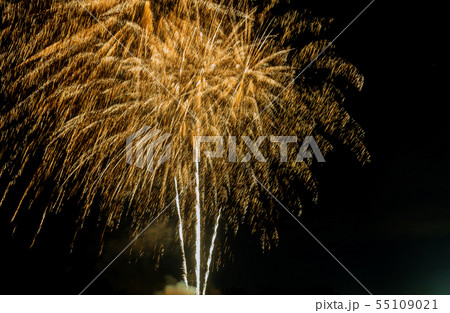 4th July fireworks. Fireworks display on dark 4th July fireworks. Fireworks display on dark 55109021