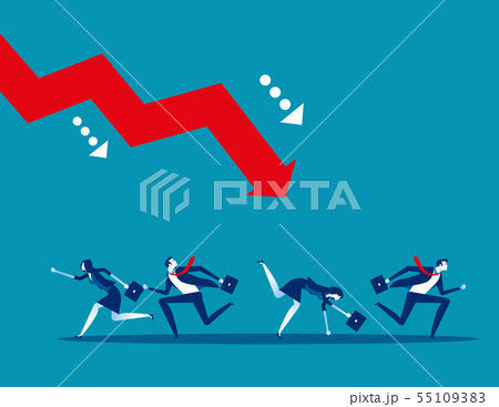 Business team and failure. Concept business 55109383